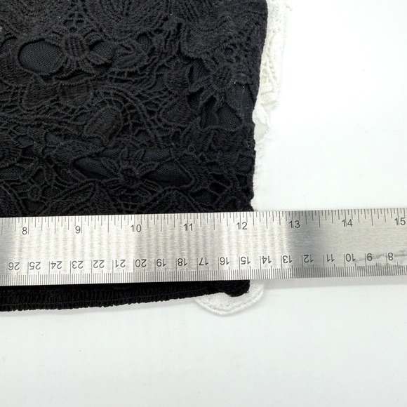 Free People FP One Ilektra Lace Bralette Set of 2 Black White Small Smocked Boho - Picture 4 of 16